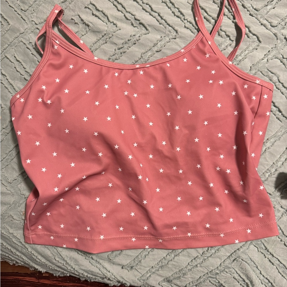 Kortni Jeane Pink and White Polka Dot Bikini
